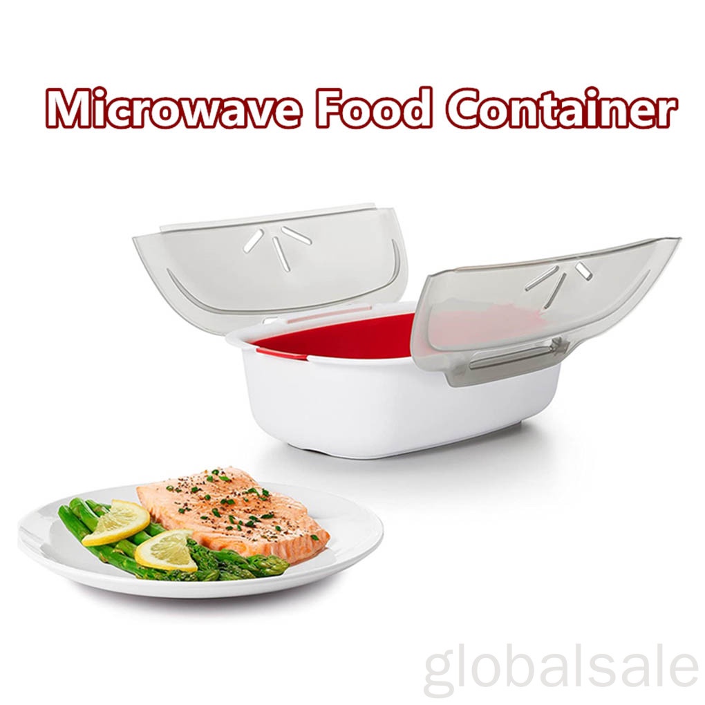 Nồi hấp thức ăn có thể dùng trong lò vi sóng tiện dụng