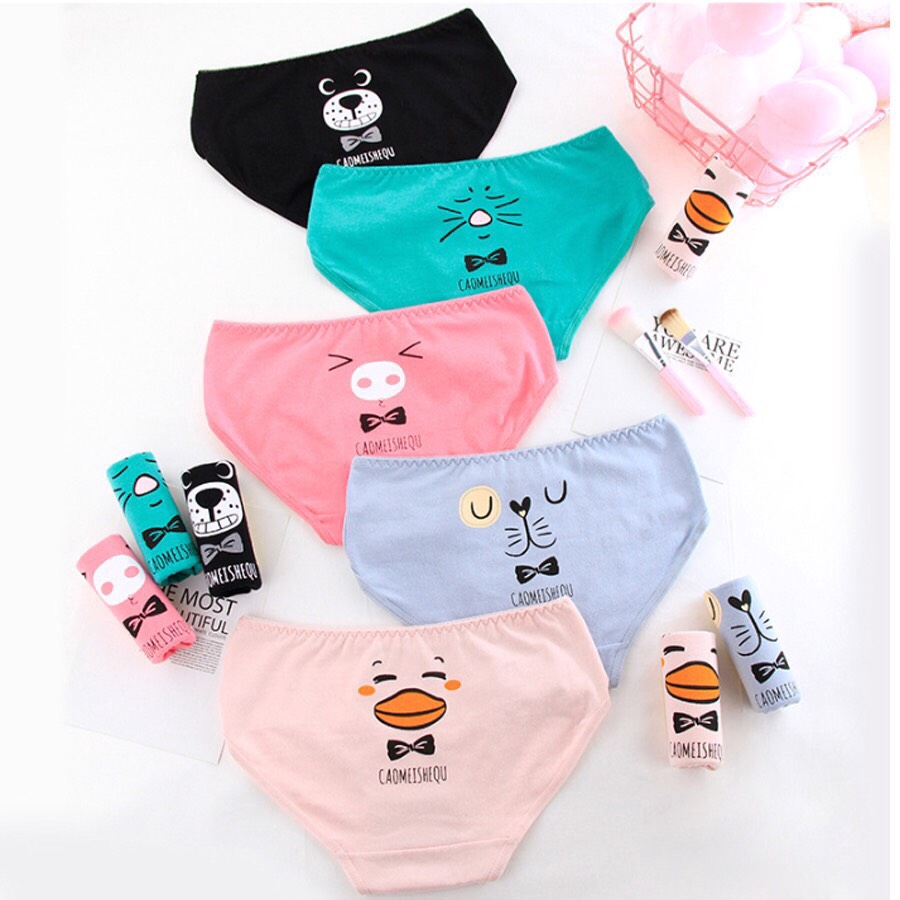 Quần lót mông thú cotton đáng yêu