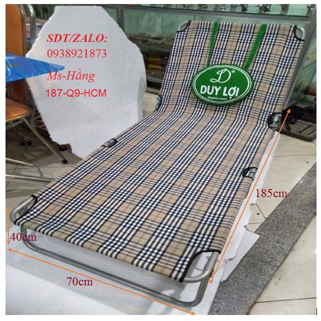 GIƯỜNG XẾP DUY LỢI LOẠI THÉP SƠN TĨNH ĐIỆN CỠ CAO - Mã: GBSL70CD