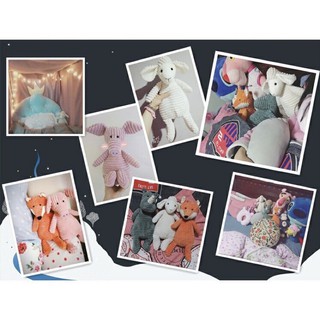 thỏ Hồng Chân Dài Tai Dài Siêu Cute 40Cm