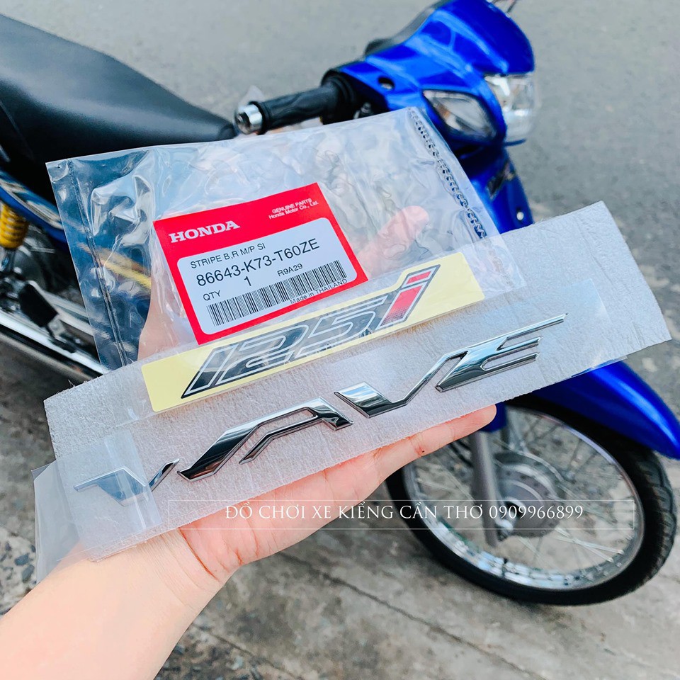 CHỮ NỔI WAVE 125i