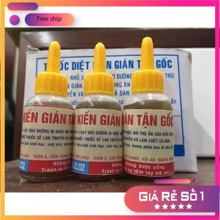 COMBO 10 LỌ Thuốc diệt kiến,gián,ruồi sinh học - lọ 10ml - làm từ mía đường - xịn