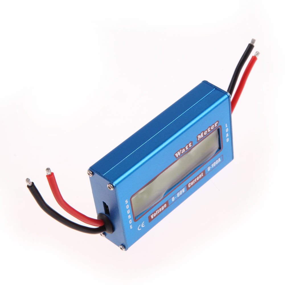 Hot sale Alloet New Simple DC Power Analyser Watt Volt Amp Meter 12V 24V Solar Wind Analyzer