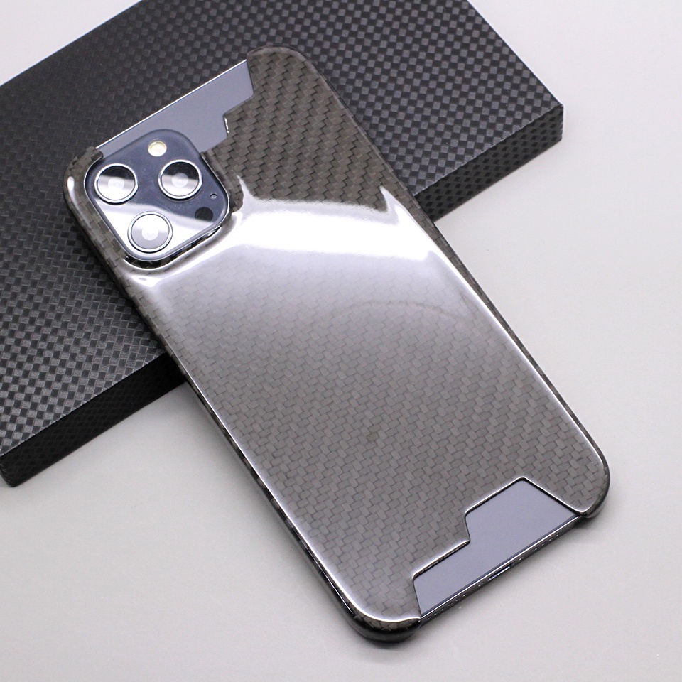 Ốp Điện Thoại Sợi Carbon Nguyên Chất Cho Iphone 13 12 11 Pro Max 100% i13 12 Mini
