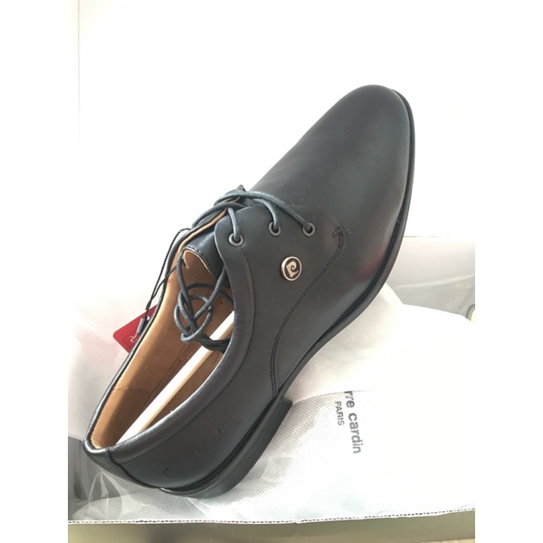 Giầy Nam xuất Pháp Pierre Cardin - da thật - giầy tây buộc dây