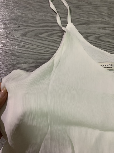 XẢ HÀNG - ÁO 2 DÂY CHẤT VOAN ĐẸP MS10299