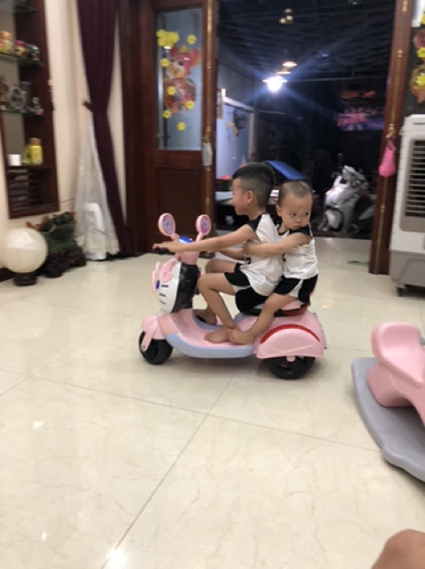 💯 XE MÁY ĐIỆN KITTY CHO BÉ GÁI CÓ VIDEO