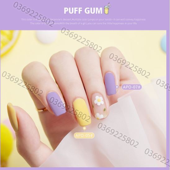 Sơn gel AS mẫu chai đỏ nhọn APO 9 chai 15ml siêu HOT siêu xịn