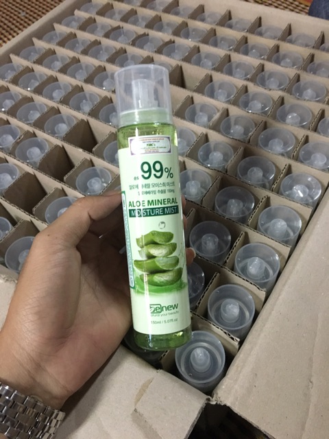 Xịt khoáng Cao cấp - BENEW ALOE MINERAL MOISTURE MIST- HÀNG CHÍNH HÃNG