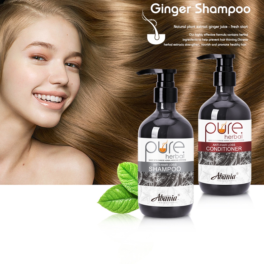 Dầu gội phục hồi trẻ hóa tóc Abania Pure Argan 500ml siêu mềm mượt chuẩn salon