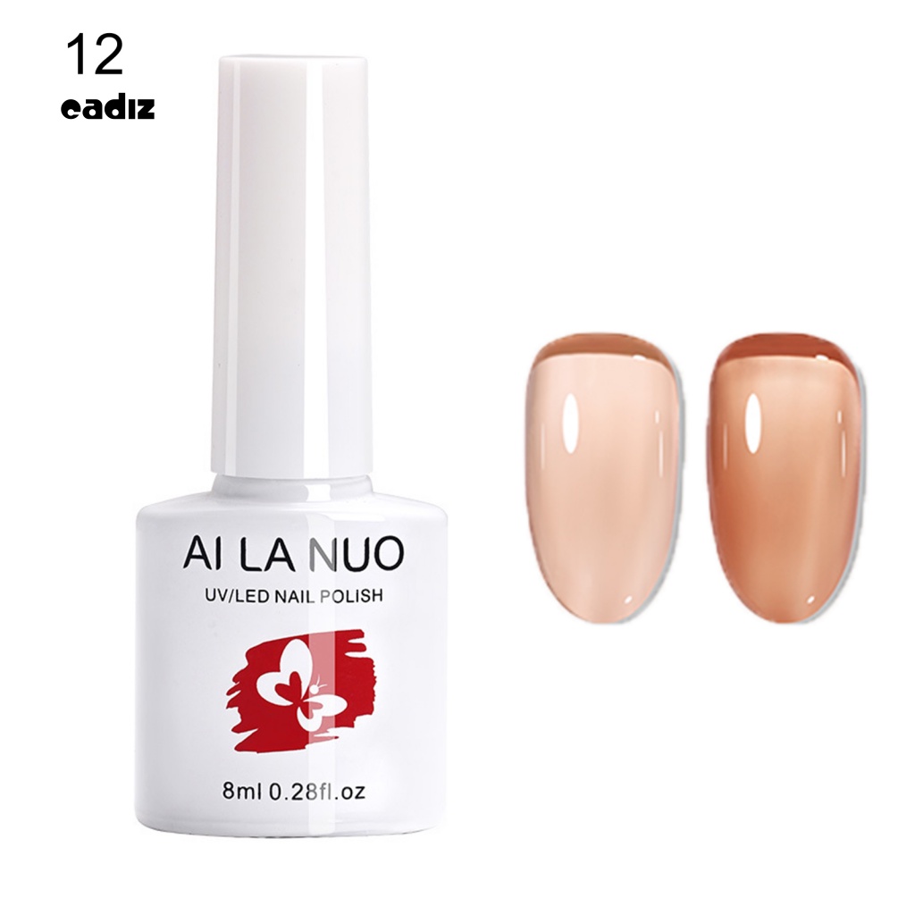 Sơn Móng Tay Dạng Gel 8ml Không Gây Kích Ứng Màu Sắc Thời Trang Mùa Hè