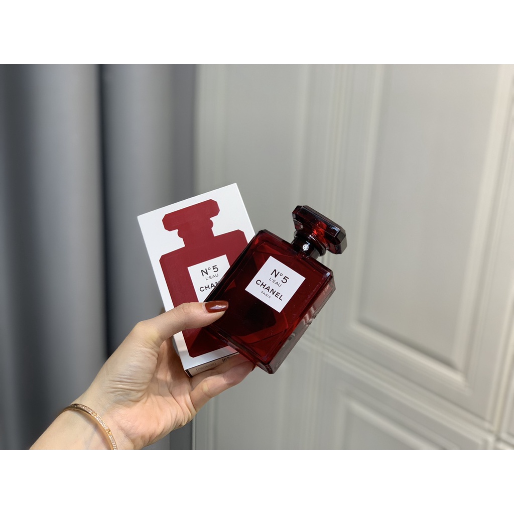 Chane No. 5 Series Perfume 100ml Red No. 5 Water N5 Limited Red Water L'Eau Women's Perfume Nước Hoa 5 Series Màu Đỏ 100ml Nước Hoa N5 Màu Đỏ Giới Hạn Dành Cho Nữ