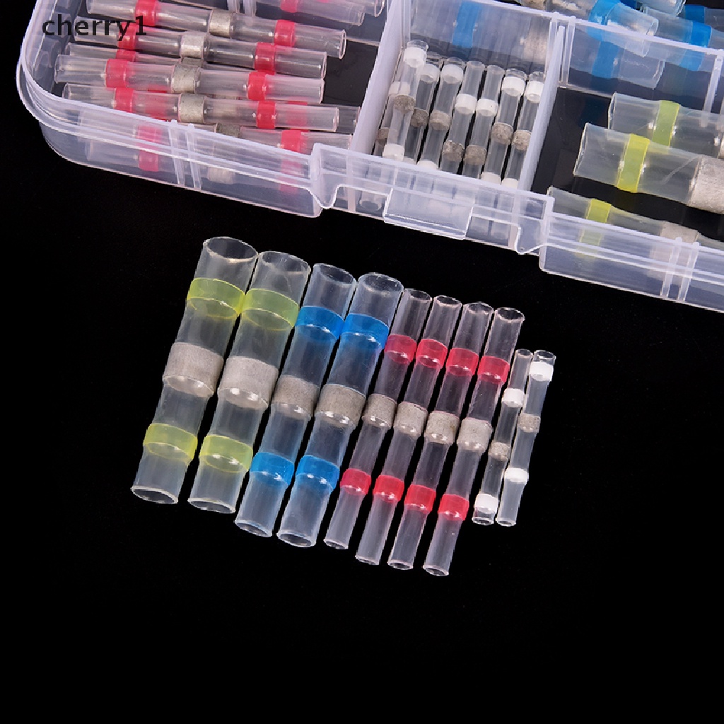 (cherry1) 50 Ống Hàn Chống Nước Nhiệt Nối Dây Điện 4 Kích Cỡ