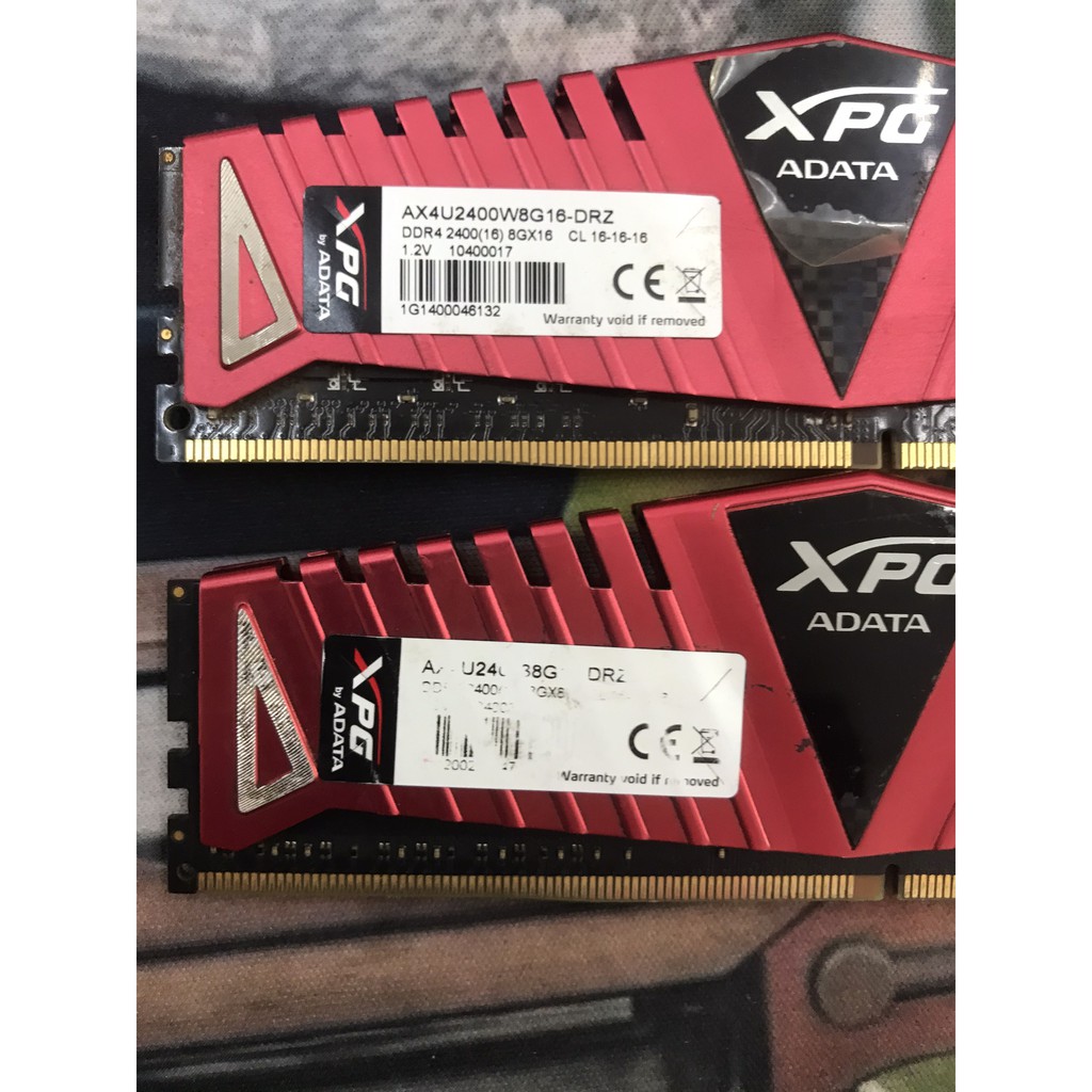 RAM Adata DDR4 4GB/2400 tản đỏ