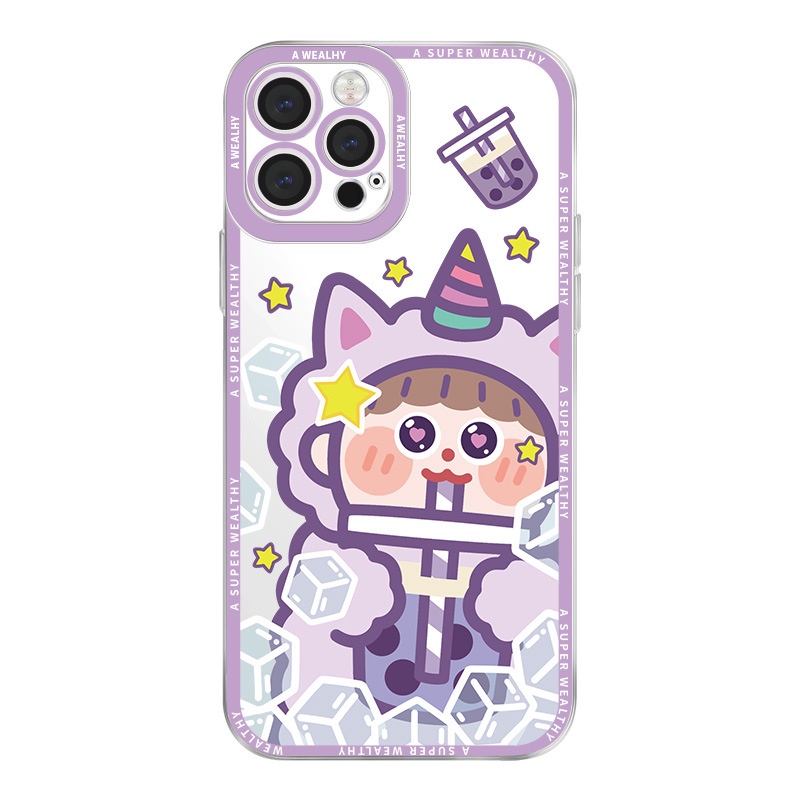 Ốp Điện Thoại Trong Suốt Cho Iphone 13 s/6splus/7/7plus/8/8plus/x/xr/xs/11/12/13/pro/max/plus/promax