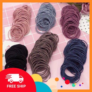 🎊DEAL 1K🎊Combo 5 thun cột tóc Hàn Quốc nhiều màu tiện lợi 🎈HOT🎈