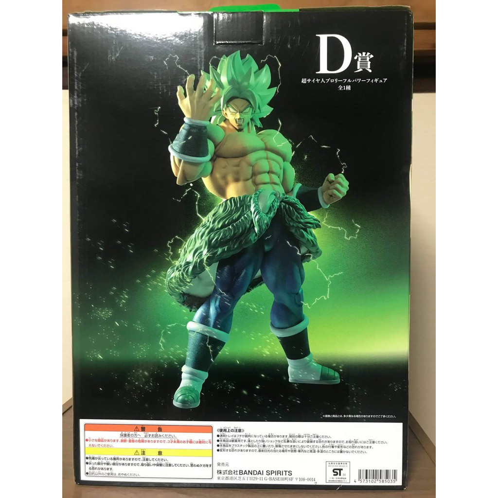 Mô hình chính hãng BAN DAI DRAGON BALL new full box Broly full power