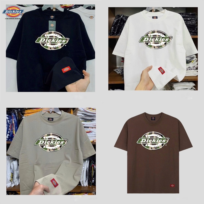 Áo phông chính hãng Dickies Nam/ Nữ (màu đen/trắng/xám/nâu)