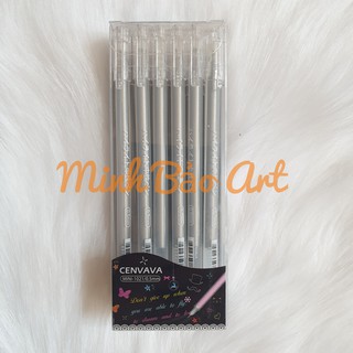 BÚT GEL TRẮNG CENVAVA