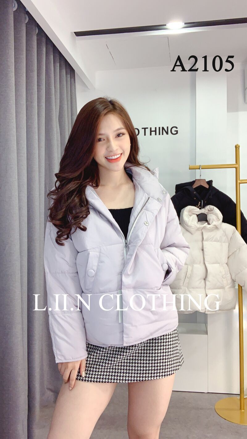 Áo khoác phao nữ Linbi đủ màu, đủ size, thiết kế dáng béo, dày dặn cực ấm Liin clothing A2105 | BigBuy360 - bigbuy360.vn