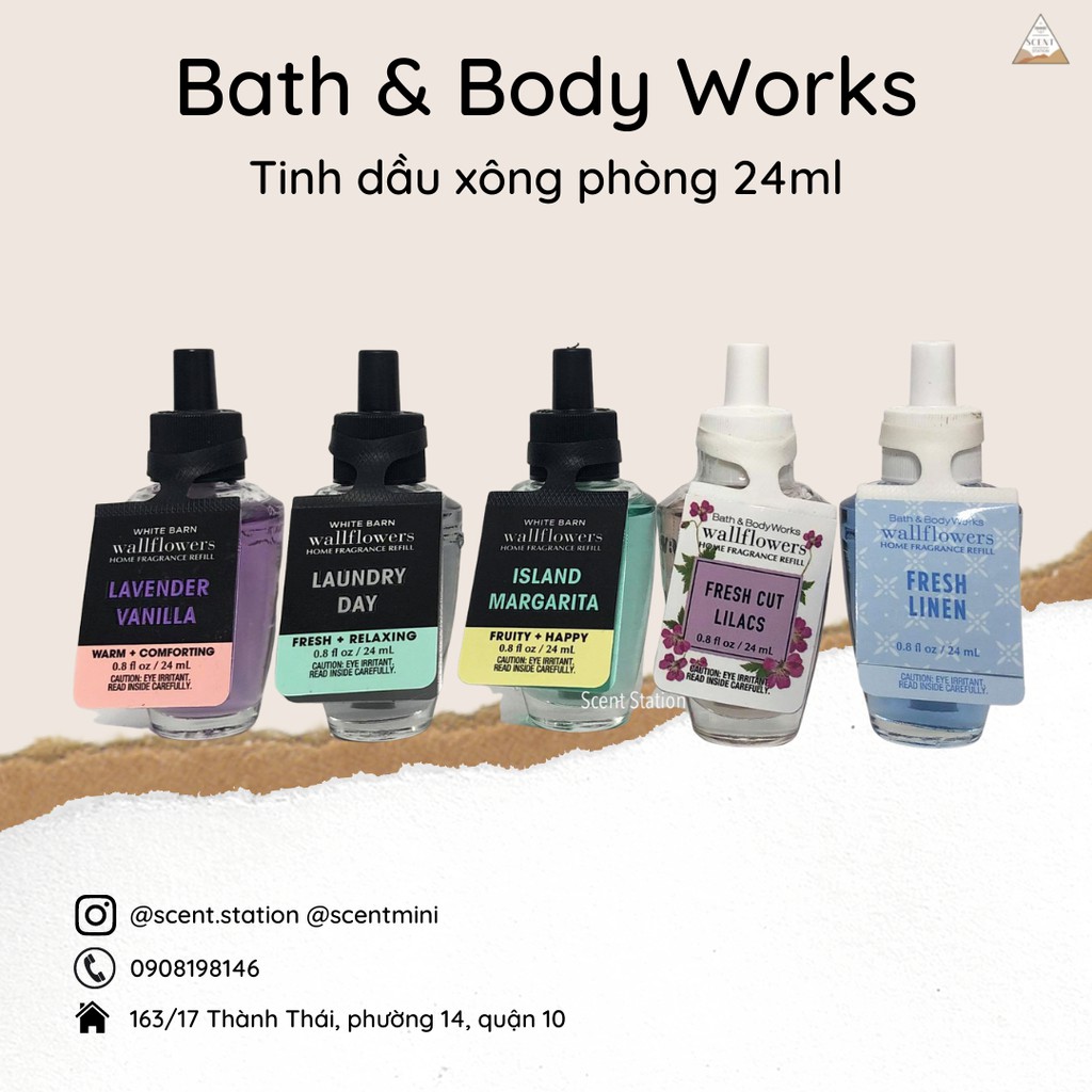 Tinh dầu xông phòng Bath &amp; Body Works 24ml