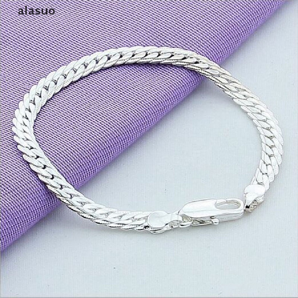 Vòng Tay Mạ Bạc 5mm Thời Trang