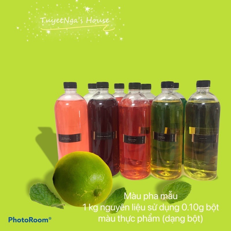 Bột màu thực phẩm nấu ăn & làm bánh hộp 10G