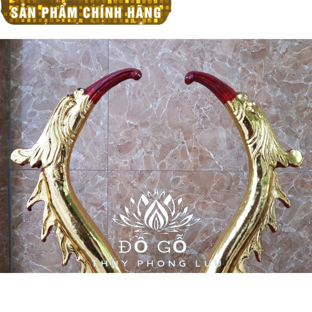 Hạc gia tiên gỗ mít hạc thần-hạc thờ-hạc đẹp bàn thờ-hạc gỗ mít