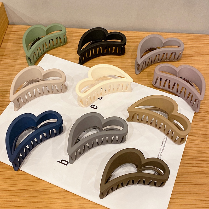 Kẹp tóc hình trái tim thời trang Hàn Quốc thanh lịch cho nữ