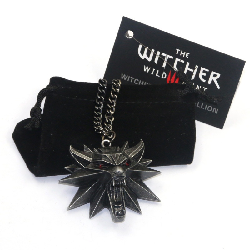 Dây Chuyền Mặt Hình Đầu Sói Trong The witcher 3