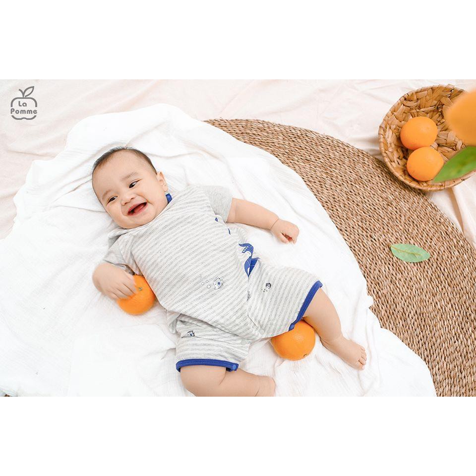 [CHÍNH HÃNG] Body khuy vai đại dương xanh bé trai La Pomme