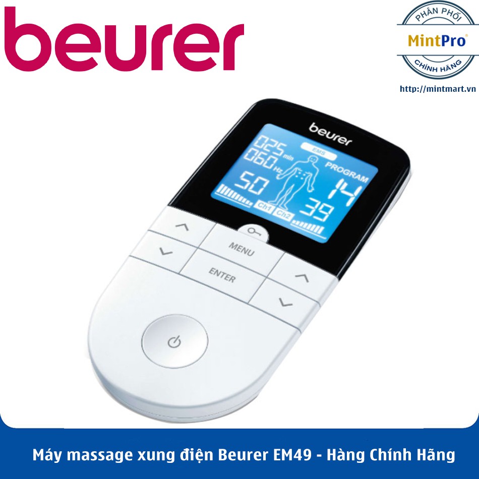Máy massage xung điện Beurer EM49 – Hàng Chính Hãng