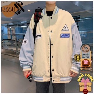Áo Khoác BomBer Nam Nữ, Chất Liệu Dù 2 Lớp Thêu Phối Nhiều Họa Tiết Trẻ Trung.T