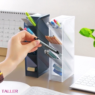 Hộp nhựa trong suốt đựng bút và đồ dùng học tập tiện lợi