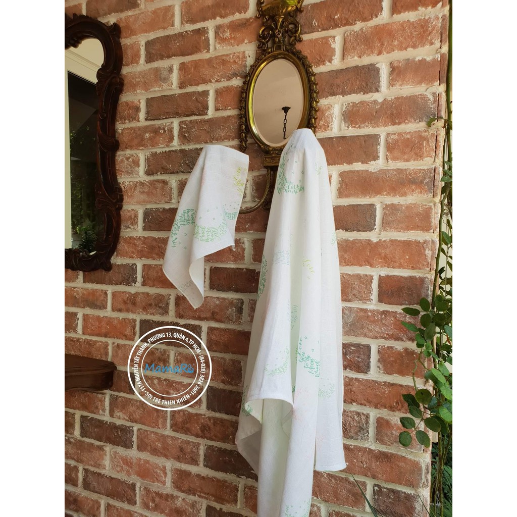 Combo Khăn Tắm & Khăn Sữa Premium (60 x 120 cm - 30 x 30 cm)