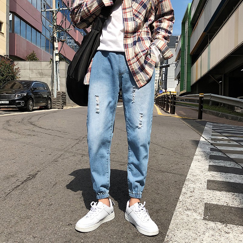 Quần Jean Rách Thời Trang Nam