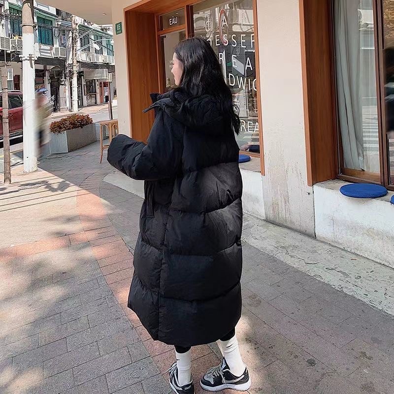 Áo phao dáng dài ,Khoác mùa đông hàng quảng châu ulzzang có sẵn.