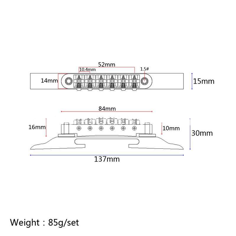 Ngựa Đàn Guitar B-23 Bằng Gỗ Hồng Mộc