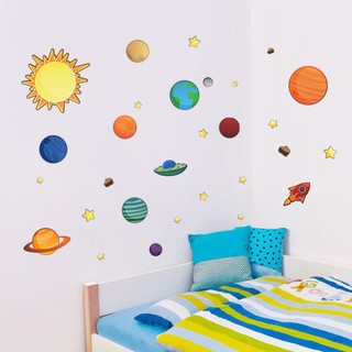Sticker Dán Tường Hình Vũ Trụ