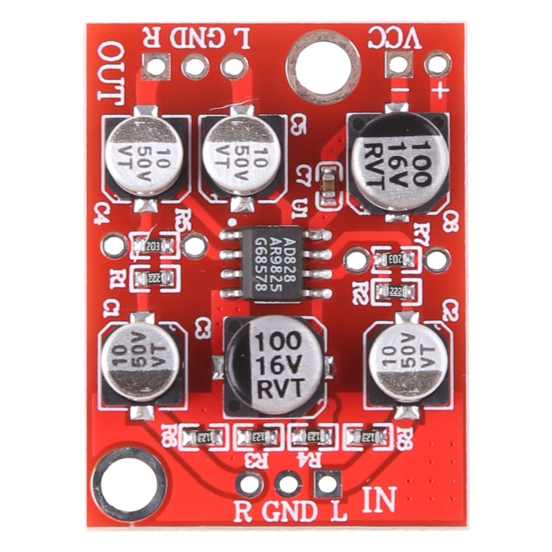 Mạch khuếch đại âm thanh DC 5V-15V 12V AD828 chất lượng