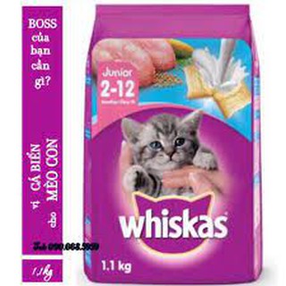 Thức ăn mèo con Whiskas Junior 1.1kg