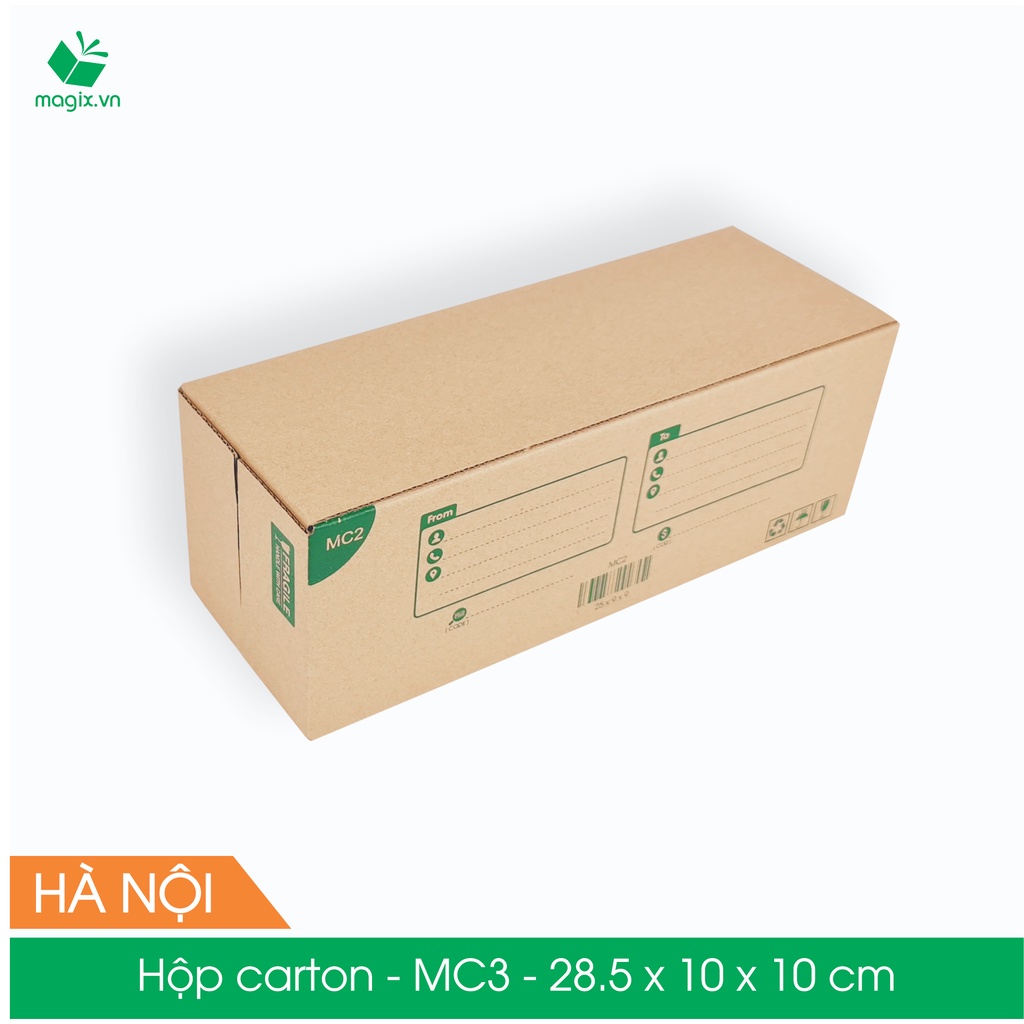 MC3 - 28.5x10.5x10 cm - 20 Thùng hộp carton