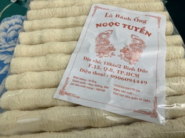 Bánh ống gạo ruột xoắn