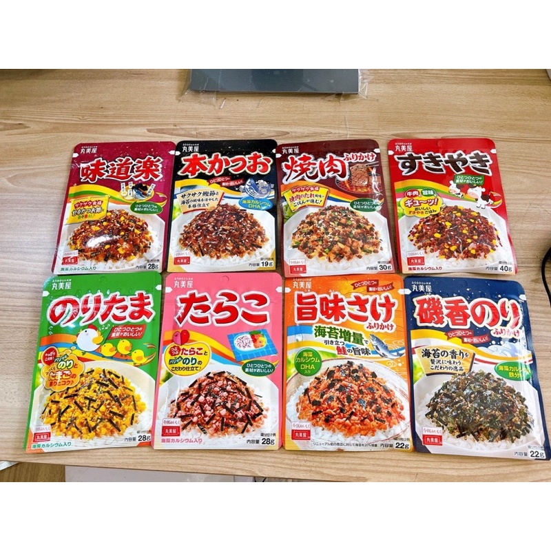 Gia vị rắc cơm,cháo..trứng,cá rong biển,cá hồi,rau củ...