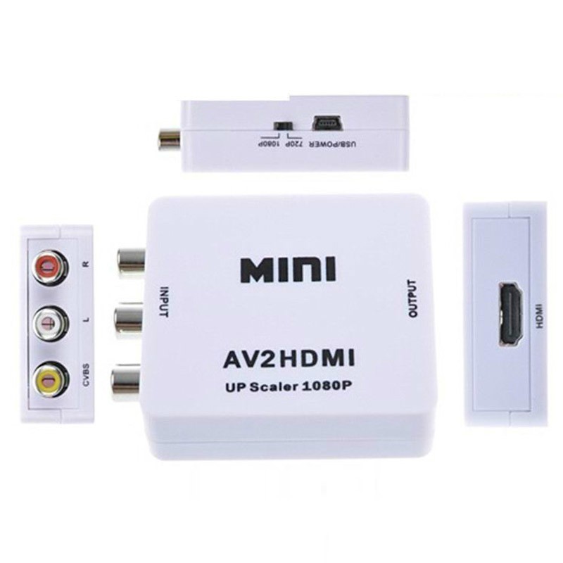 Bộ Chuyển Đổi Rca Av Hdmi Cvbs Sang Hdmi Hd 720p 1080p Av Sang Hdmi Mini Av2hdmi Cho Hdtv Stb Dvd