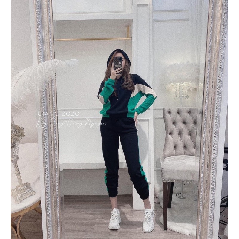 [Mã WASTCOOL giảm 15% tối đa 50K đơn 99K] Bộ thể thao viền 2 màu dành cho nữ | BigBuy360 - bigbuy360.vn