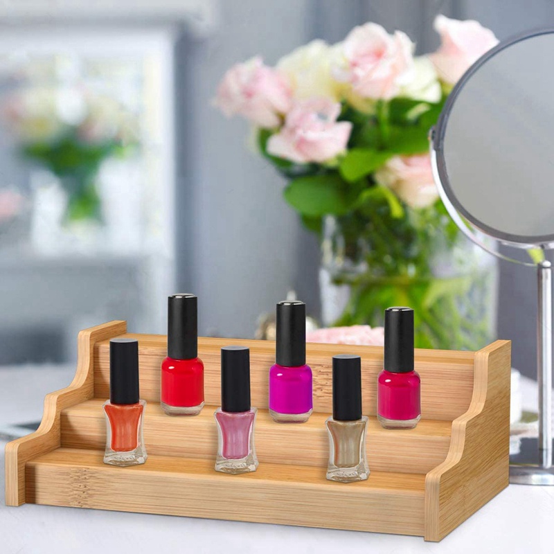 Kệ 3 Tầng Bằng Tre Để Gia Vị Tiện Dụng Và Bền