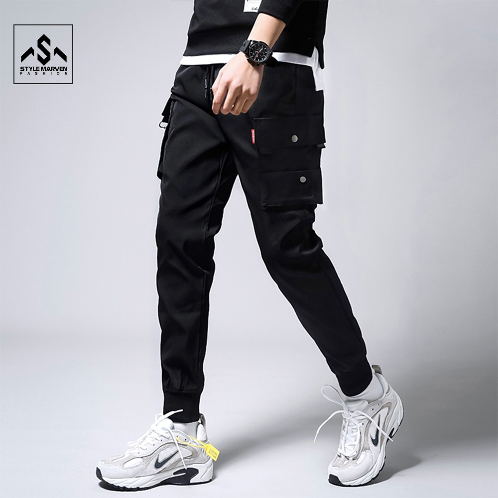 Quần jogger thun nam thể thao STYLE MARVEN túi hộp cao cấp chất thời trang - QUAN SM019C4