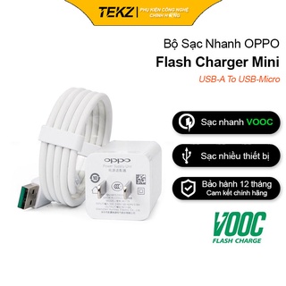 Bộ Sạc Cáp Vooc OPPO F3 - F9 - F1 Hỗ Trợ Sạc Nhanh Chính Hãng Zin Bảo Hành 12 tháng