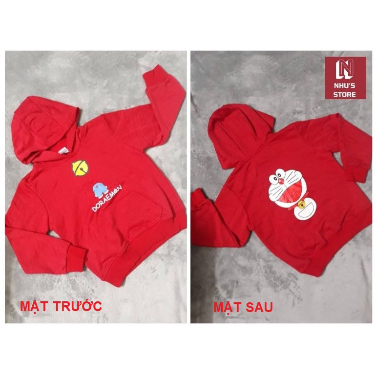 ÁO THUN HOODIE IN HÌNH DOREAMON DỄ THƯƠNG [HÀNG BONCHOP ĐẸP]